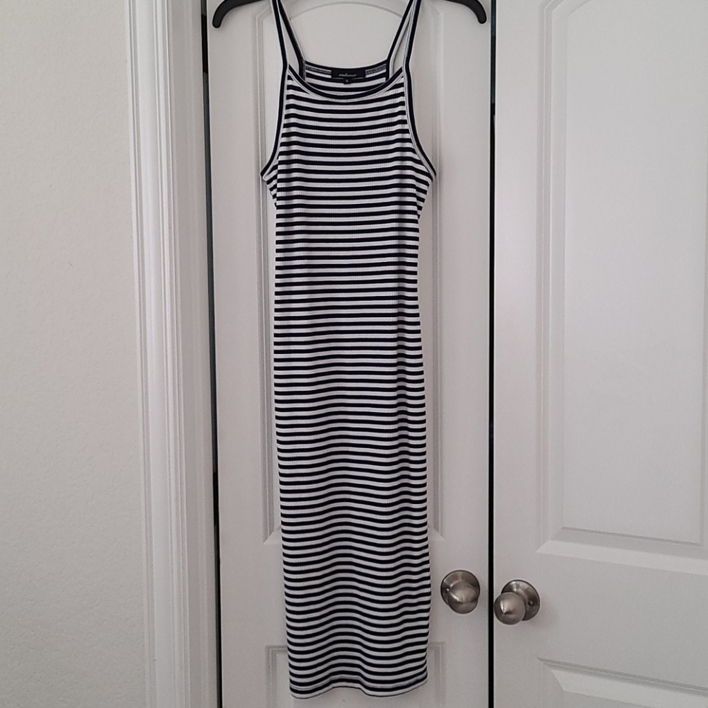 Striped bodycon dress